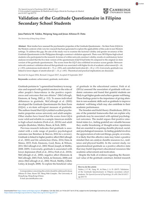 likert scale questionnaire tagalog|(PDF) Validation of the Gratitude Questionnaire in Filipino .